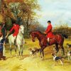 Fox Hunting Art Diamond Painting