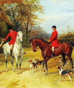 Fox Hunting Art Diamond Painting