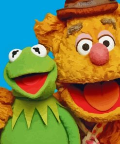 Fozzie And Kermit Diamond Painting