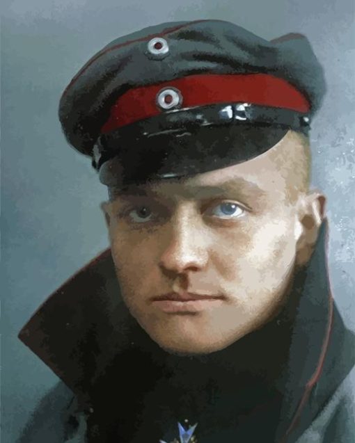 Freiherr Red Baron Diamond Painting