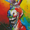 Funny Colorful Donkey Diamond Painting