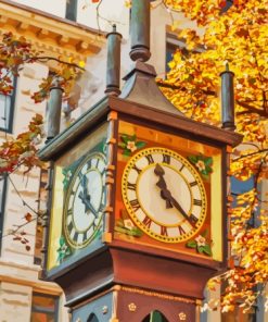 Gastown Canada Steam Clock Diamond Painting