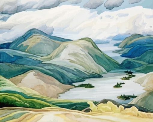 Grace Lake By Franklin Carmichael Diamond Painting