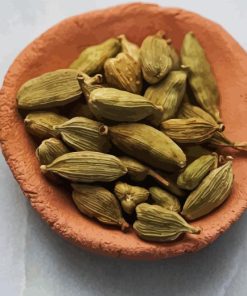 Green Cardamom In Bowl Diamond Painting