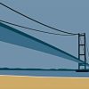 Humber Bridge Illustration Diamond Painting