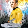 James T Kirk Character Art Diamond Painting