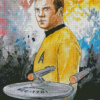 James T Kirk Character Art Diamond Painting