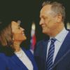 Kamala Harris And Douglas Emhoff Diamond Painting