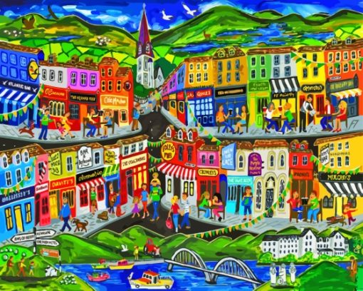 Kenmare Ireland Art Diamond Painting