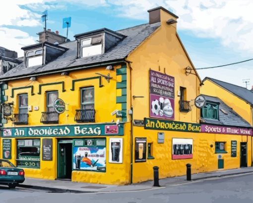 Kerry Town Building Ireland Diamond Painting