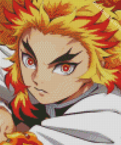 Kyojuro Rengoku Anime Character Diamond Painting