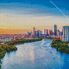 Lady Bird Lake Views Diamond Painting