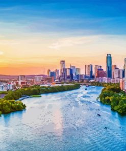 Lady Bird Lake Views Diamond Painting