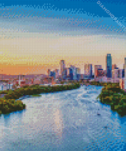 Lady Bird Lake Views Diamond Painting