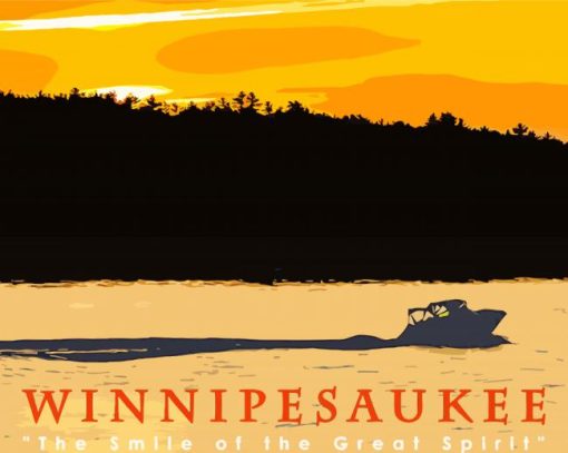 Lake Winnipesaukee New Hampshire Diamond Painting