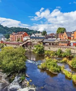 Llangollen In Wales Diamond Painting