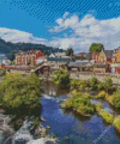 Llangollen In Wales Diamond Painting