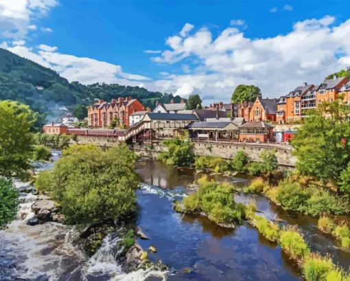 Llangollen In Wales Diamond Painting