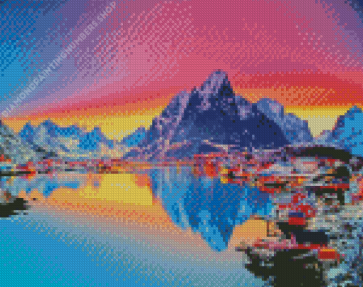 Lofoten Norway Diamond Painting