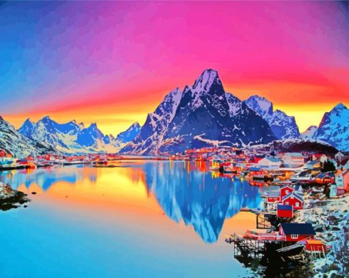 Lofoten Norway Diamond Painting