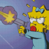 Maggie Simpson Diamond Painting