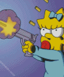 Maggie Simpson Diamond Painting