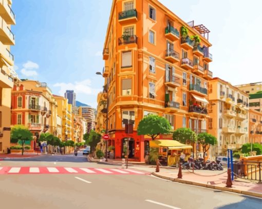 Monaco Street Diamond Painting