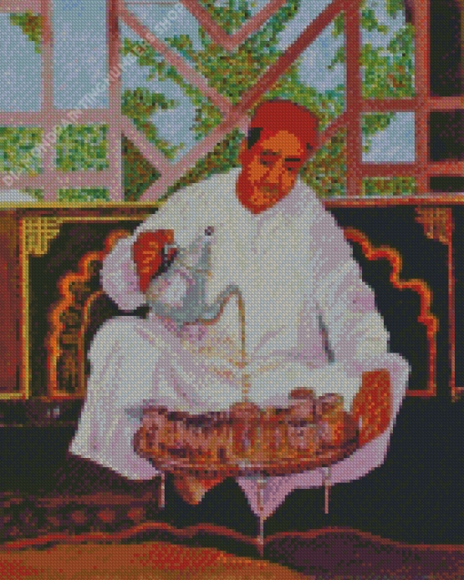 Moroccan Tea By Abderrahim El Moujaouid Diamond Painting