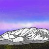 Mount Timpanogos Landscape Art Diamond Painting