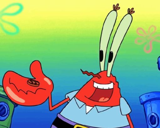 Mr Krabs Spongebob Character Diamond Painting