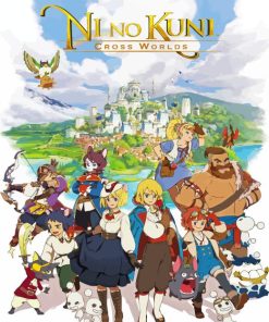 Ni No Kuni Cross Worlds Diamond Painting