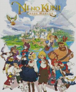 Ni No Kuni Cross Worlds Diamond Painting