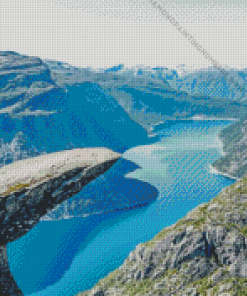 Norway Fjords Landscape Diamond Painting