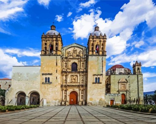 Oaxaca Templo De Santo Domingo Diamond Painting