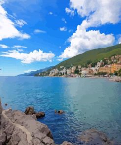 Opatija Maiden With The Seagull Diamond Painting