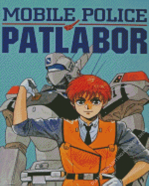 Patlabor Poster Art Diamond Painting