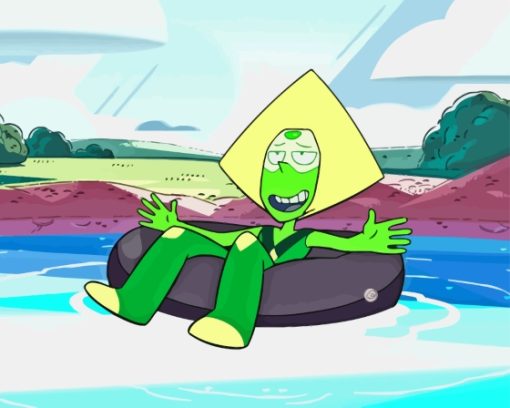 Peridot Swimming animes Diamond Painting