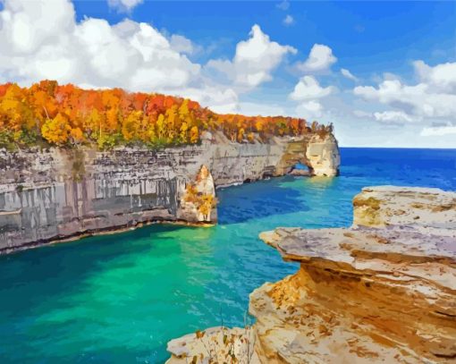 Pictured Rocks National Lakeshore Diamond Painting