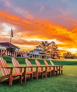 Pinehurst Sunset Diamond Painting