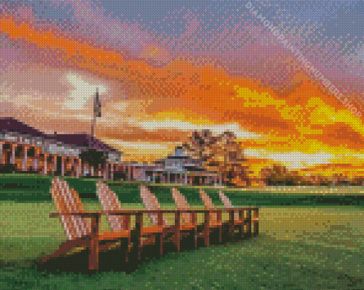 Pinehurst Sunset Diamond Painting