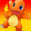 Pokemon Species Charmander Diamond Painting