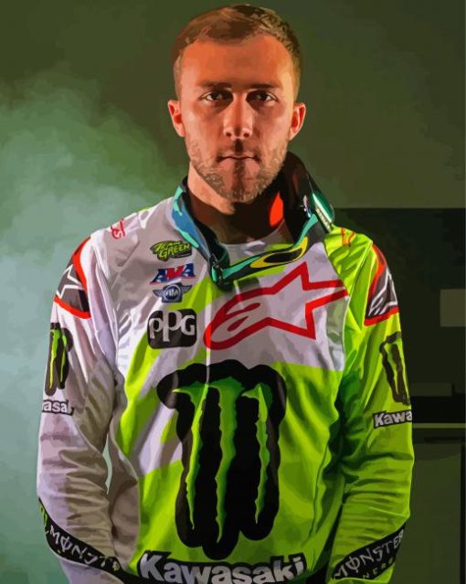 Motorcross Racer Eli Tomac Diamond Painting