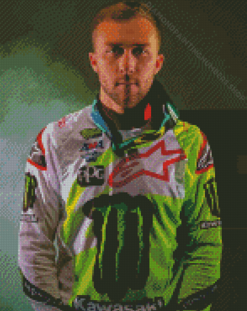 Motorcross Racer Eli Tomac Diamond Painting