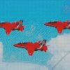 Red Arrows Jets Diamond Painting