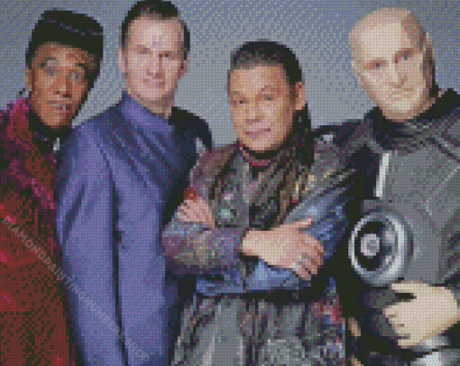 Red Dwarf Characters Diamond Painting