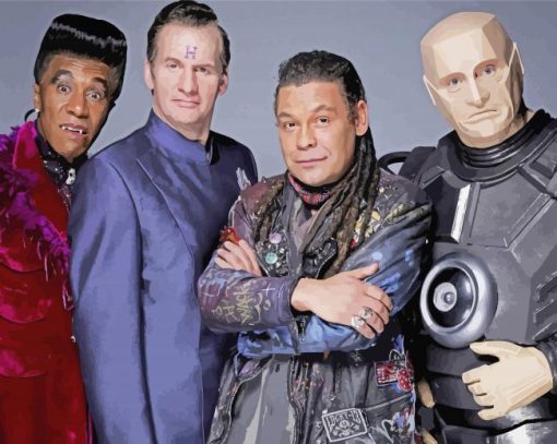 Red Dwarf Characters Diamond Painting