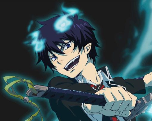 Rin Okumura Character Diamond Painting