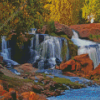 River Falls In Greenville Diamond Painting