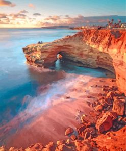 San Diego Sunset Cliffs Diamond Painting