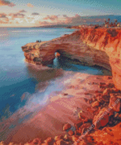 San Diego Sunset Cliffs Diamond Painting